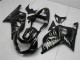 Carénages Moto Suzuki GSXR 600/750 2001-2003 - Noir Brillant Argent Flamme