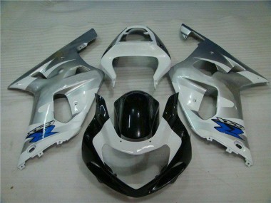 Carénages Moto Suzuki GSXR 600/750 2001-2003 - Jaune Noir Brillant