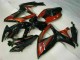 Carénages Moto Suzuki GSXR 600/750 2006-2007 - Noir Brillant Rouge