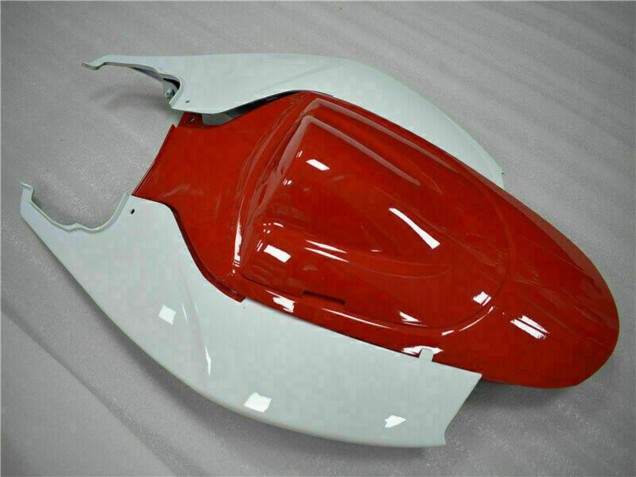 Carénages Moto Suzuki GSXR 600/750 2006-2007 - Blanc Rouge Noir Brillant Bande