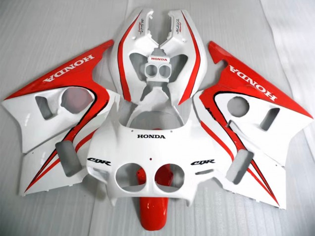 Carénages Moto Honda CBR400RR NC23 1987-1989 - Blanc Rouge