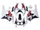 Carénages Moto Honda CBR400RR NC29 1990-1999 - Blanc Rouge Bleu Foncé Fireblade