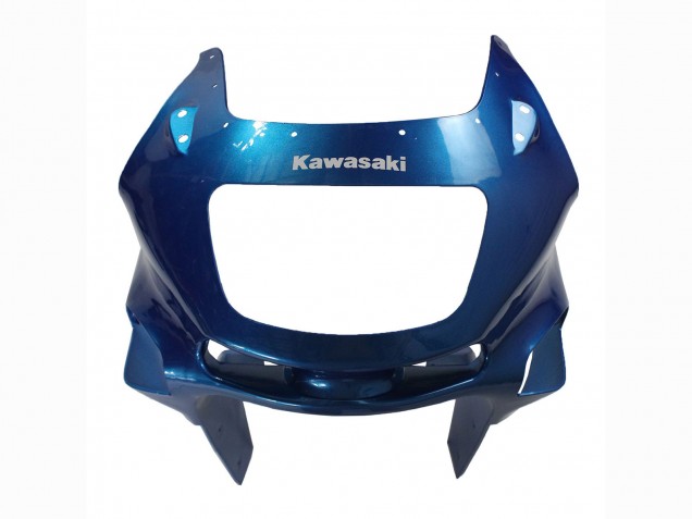 Carénages Moto Kawasaki ZZR400 1993-2007 - Bleu Argent Noir