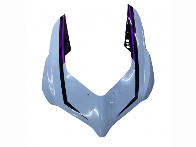 Carénages Moto Ducati Panigale V2 2020-2024 - Gris Brillant Violet Noir Brillant