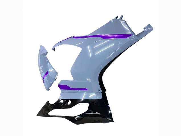 Carénages Moto Ducati Panigale V2 2020-2024 - Gris Brillant Violet Noir Brillant