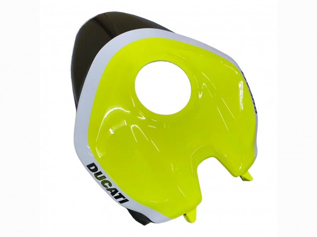 Carénages Moto Ducati Panigale V2 2020-2024 - Blanc Vert Citron Noir Brillant Stein Dinse VR 46