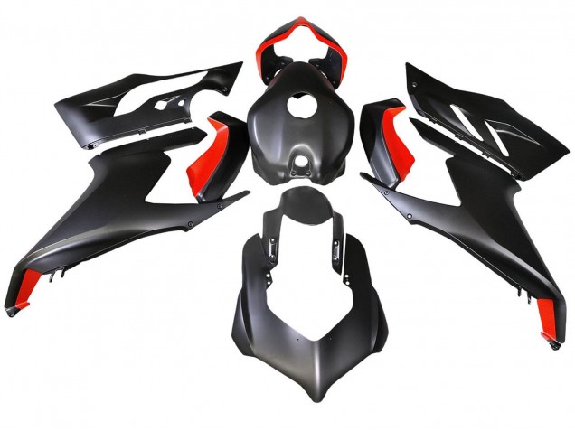 Kits Carénage Moto Ducati Panigale V2 2020-2024 - Rouge Noir Mat