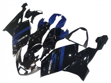 Carénages Moto BMW K1200S 2005-2010 - Bleu Noir Brillant