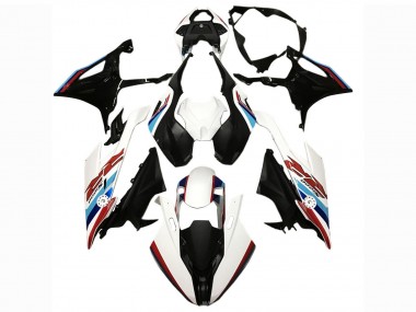 Carénage Moto BMW S1000RR 2019-2022 - Noir Blanc Bleu