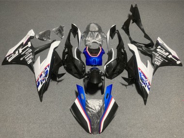 Carénages Moto BMW S1000RR 2019-2022 - Blanc Noir Bleu