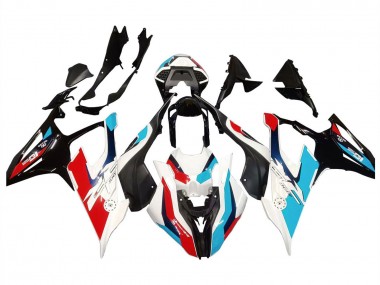 Carénage Moto BMW S1000RR 2019-2022 - Noir Blanc Bleu Rouge