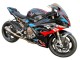 Carénages Moto BMW S1000RR 2019-2022 - Noir Bleu Rouge Fibre de Carbone