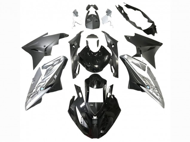 Carénage Moto BMW S1000RR 2017-2018 - Argent Noir