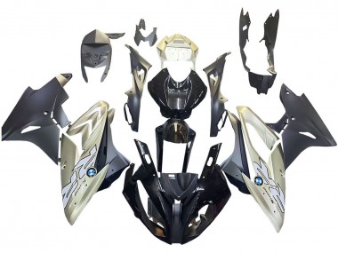 Carénages Moto BMW S1000RR 2017-2018 - Argent Noir