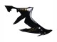 Carénages Moto Yamaha YZF 1000 R1 2004-2006 - Noir Brillant Or Décalque