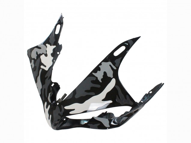 Carénages Moto Yamaha YZF 1000 R1 2007-2008 - Gris Blanc Camouflage Requin