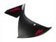 Carénage Moto Yamaha YZF 1000 R1 2009-2011 - Noir Mat Rouge Décalque