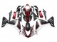 Carénages Moto Yamaha YZF 1000 R1 2009-2011 - Rouge Blanc Noir Mat
