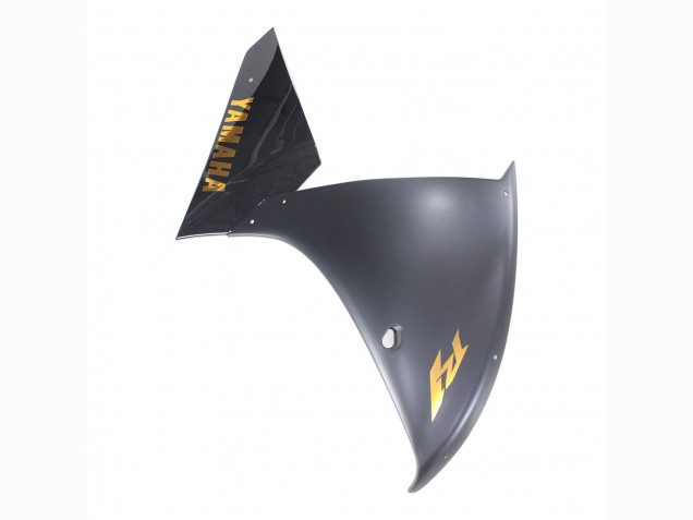 Carénages Moto Yamaha YZF 1000 R1 2012-2014 - Noir Mat Or Décalque