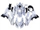 Carénages Moto Kawasaki ZX10R 2021-2025 - Blanc Noir