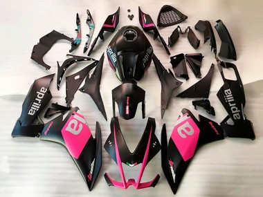 Carénages Moto Aprilia RS125 2006-2011 - Noir Mat Rose