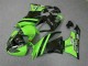 Carénages Moto Kawasaki ZX6R 2009-2012 - Vert Noir Brillant Elf Touch4 Bridgestone