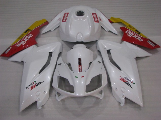 Carénages Moto Aprilia RS125 2006-2011 - Blanc Rouge Jaune