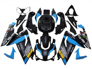 Carénages Moto Aprilia RS125 2006-2011 - Noir Bleu Jaune