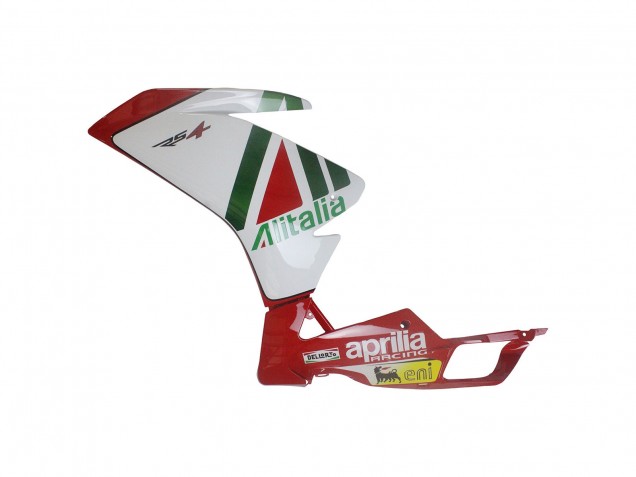 Kits Carénage Moto Aprilia RS4 50 125 2012-2018 - Blanc Rouge Vert Jaune Alitalia