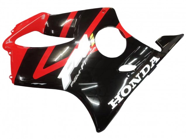 Carénage Moto Honda CBR600 F4i 2004-2007 - Rouge Noir Brillant