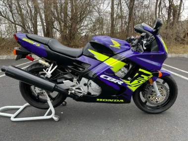 Carénages Moto Honda CBR600 F3 1997-1998 - Bleu Jaune Néon