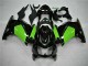 Carénages Moto Kawasaki EX250 2008-2012 - Noir Brillant Vert