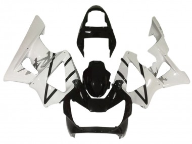 Carénages Moto Honda CBR900RR 929 2000-2001 - Blanc Noir Brillant
