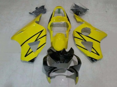 Carénages Moto Honda CBR900RR 954 2002-2003 - Jaune Noir Brillant