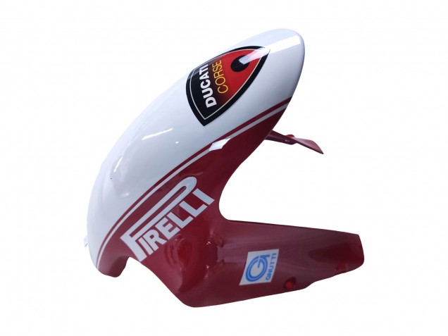 Carénages Moto Ducati 848/1098/1198 2007-2014 - Blanc Rouge Noir Brillant Valsir Xerox