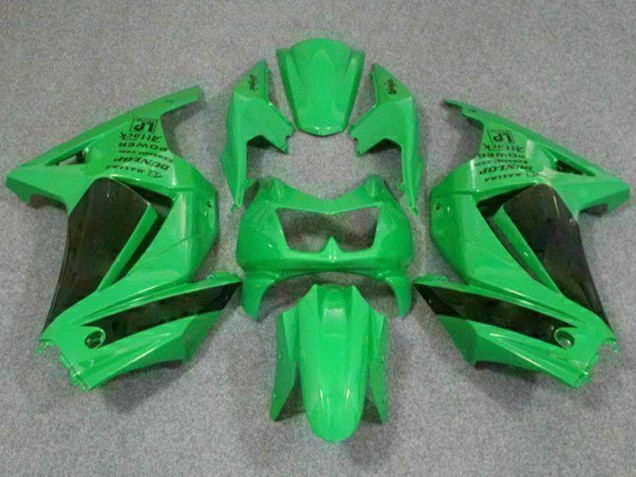 Carénages Moto Kawasaki EX250 2008-2012 - Vert Noir