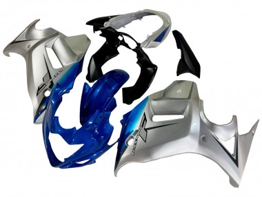 Carénages Moto Suzuki GSX650F 2008-2013 - Argent Bleu