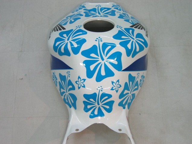 Carénages Moto Honda CBR1000RR 2004-2005 - Blanc Bleu Neige Nastro Azzurro 46