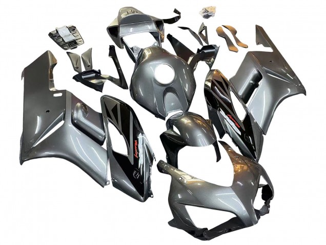 Carénage Moto Honda CBR1000RR 2004-2005 - Argent Noir Brillant