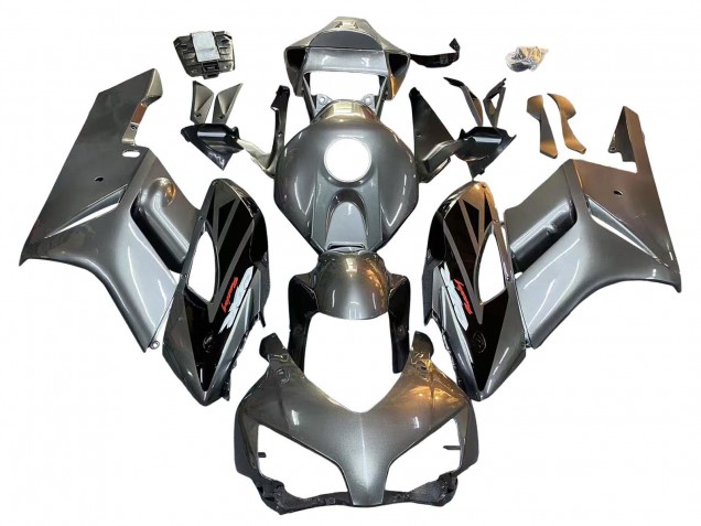 Carénage Moto Honda CBR1000RR 2004-2005 - Argent Noir Brillant
