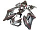 Carénages Moto Honda CBR1000RR 2004-2005 - Noir Brillant Gris Brillant Rouge Bande