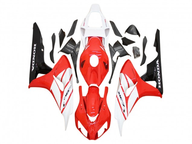 Carénage Moto Honda CBR1000RR 2006-2007 - Blanc Rouge Noir Brillant