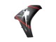 Carénages Moto Honda CBR1000RR 2008-2011 - Noir Fibre de Carbone Rouge