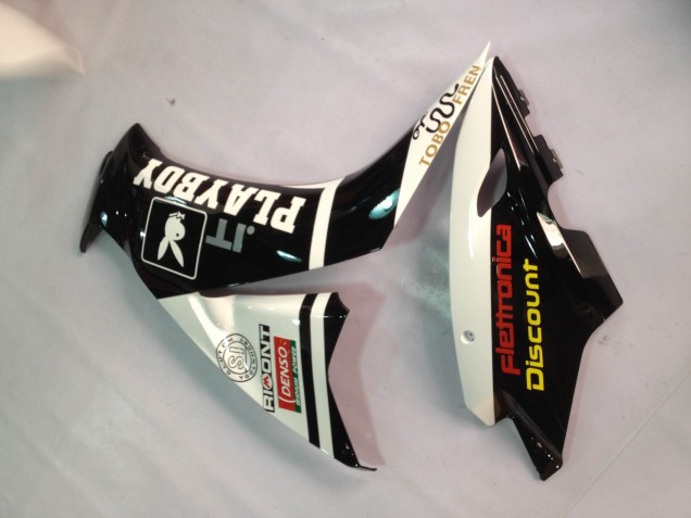 Carénages Moto Honda CBR1000RR 2012-2016 - Blanc Noir Brillant Rizoma Playboy