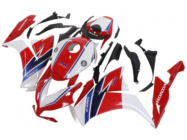 Kits Carénage Moto Honda CBR1000RR 2012-2016 - Blanc Rouge Bleu