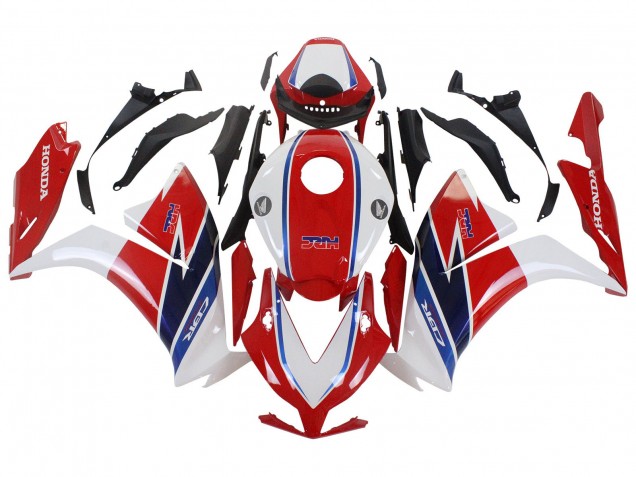 Kits Carénage Moto Honda CBR1000RR 2012-2016 - Blanc Rouge Bleu