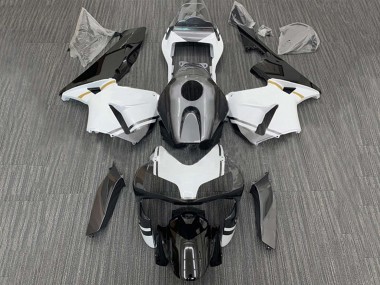 Carénages Moto Honda CBR600RR 2003-2004 - Blanc Noir Brillant Noir Mat