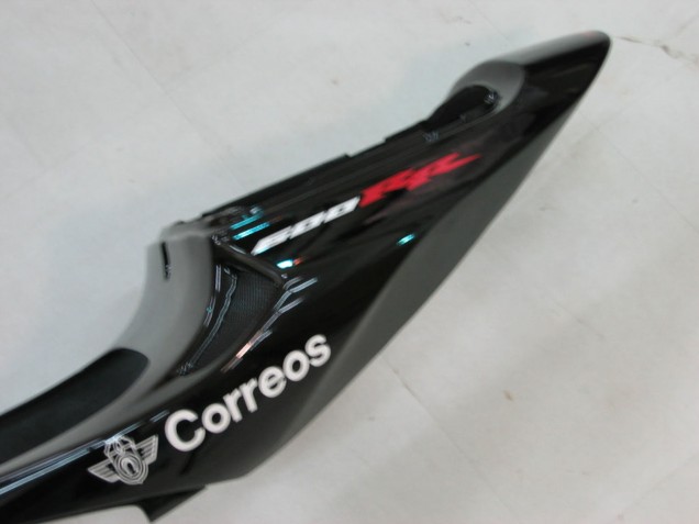 Carénages Moto Honda CBR600RR 2005-2006 - Noir Brillant Blanc West