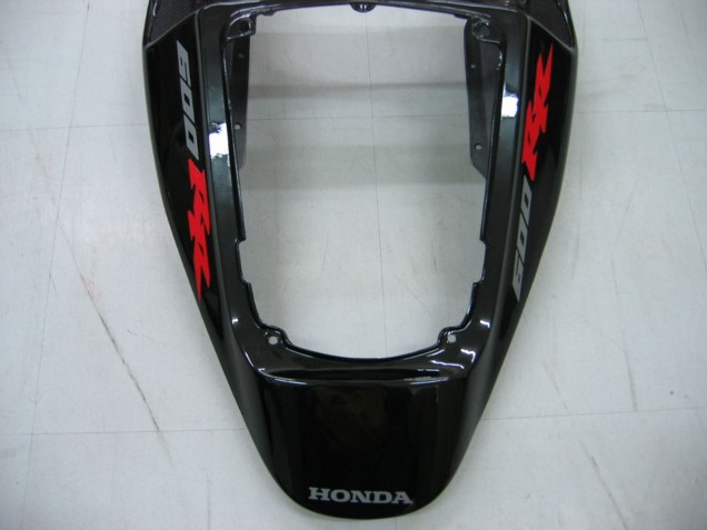Carénages Moto Honda CBR600RR 2005-2006 - Noir Brillant Gris Flamme