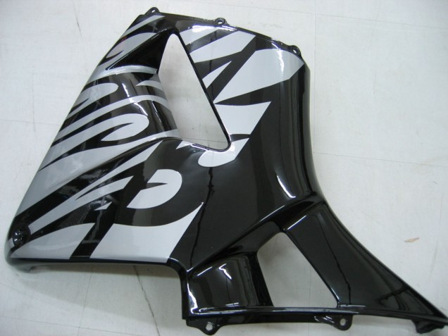 Carénages Moto Honda CBR600RR 2005-2006 - Noir Brillant Gris Flamme